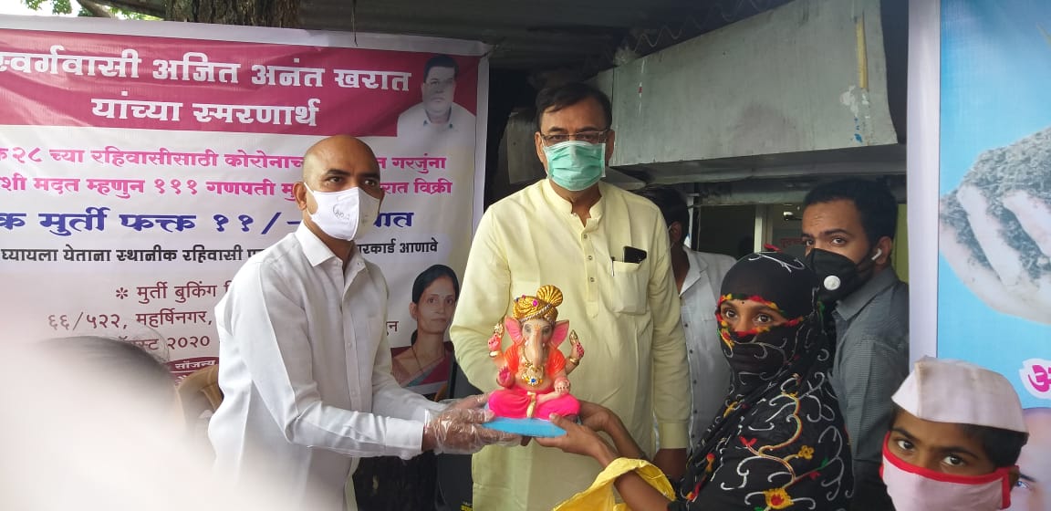 भक्तांना मिळाली बाप्पाची मुर्ती फक्त …