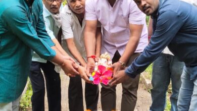 आकार मित्र मंडळाच्या गणरायाचे विसर्जन