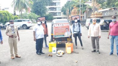 सिंहगड रस्त्यावर औषधफवारणीच्या कामास सुरूवात