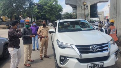 मास्क न वापरणाऱ्या आमदाराला कोथरुड मध्ये दंड