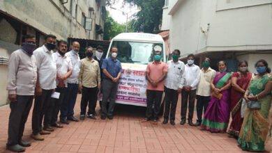 शिवसंग्राम संघटना व एमव्हीआर फाउंडेशनकडून पत्रकारांसाठी मोफत रुग्णवाहिका