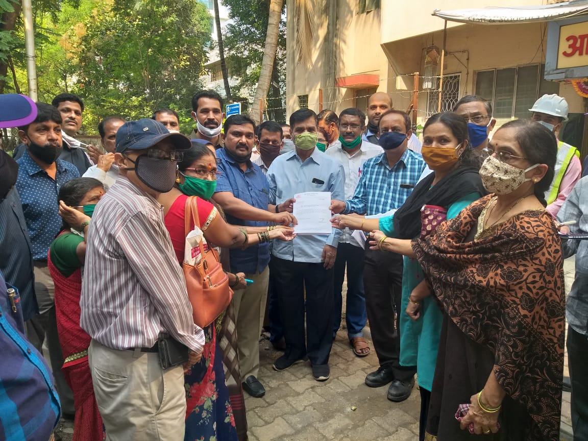 नगरसेवक रामचंद्र कदम यांच्याकडून अधिकाऱ्यांसह मेट्रो कामाची पाहणी