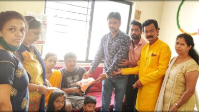 मदतीस कारण की… पोलिस मित्र युवा महासंघाची सामाजिक बांधिलकी