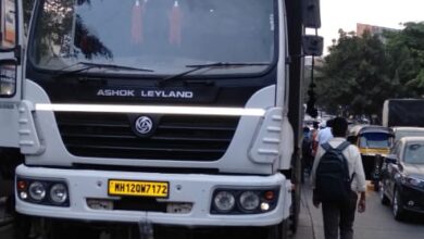 डंपरने धडक दिल्याने ज्येष्ठ महिलेचा जागीच मृत्यू, पौड रस्त्यावरील घटना