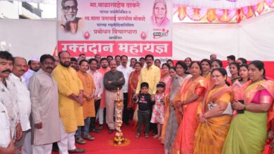 शिवसेनेतर्फे रक्तदान महायज्ञ शिबीर व सदस्य नोंदणी अभियान