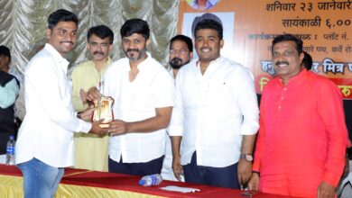 खिलारेवाडी तरूण मित्र मंडळाच्या वतीने कोरोना योद्ध्यांचा सन्मान