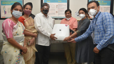 रुग्णालयांच्या निर्जंतुकीकरणाला प्राधान्य ; चंद्रकांत पाटील यांच्या माध्यमातून निगेटिव्ह ion जनरेटरचे संच उपलब्ध