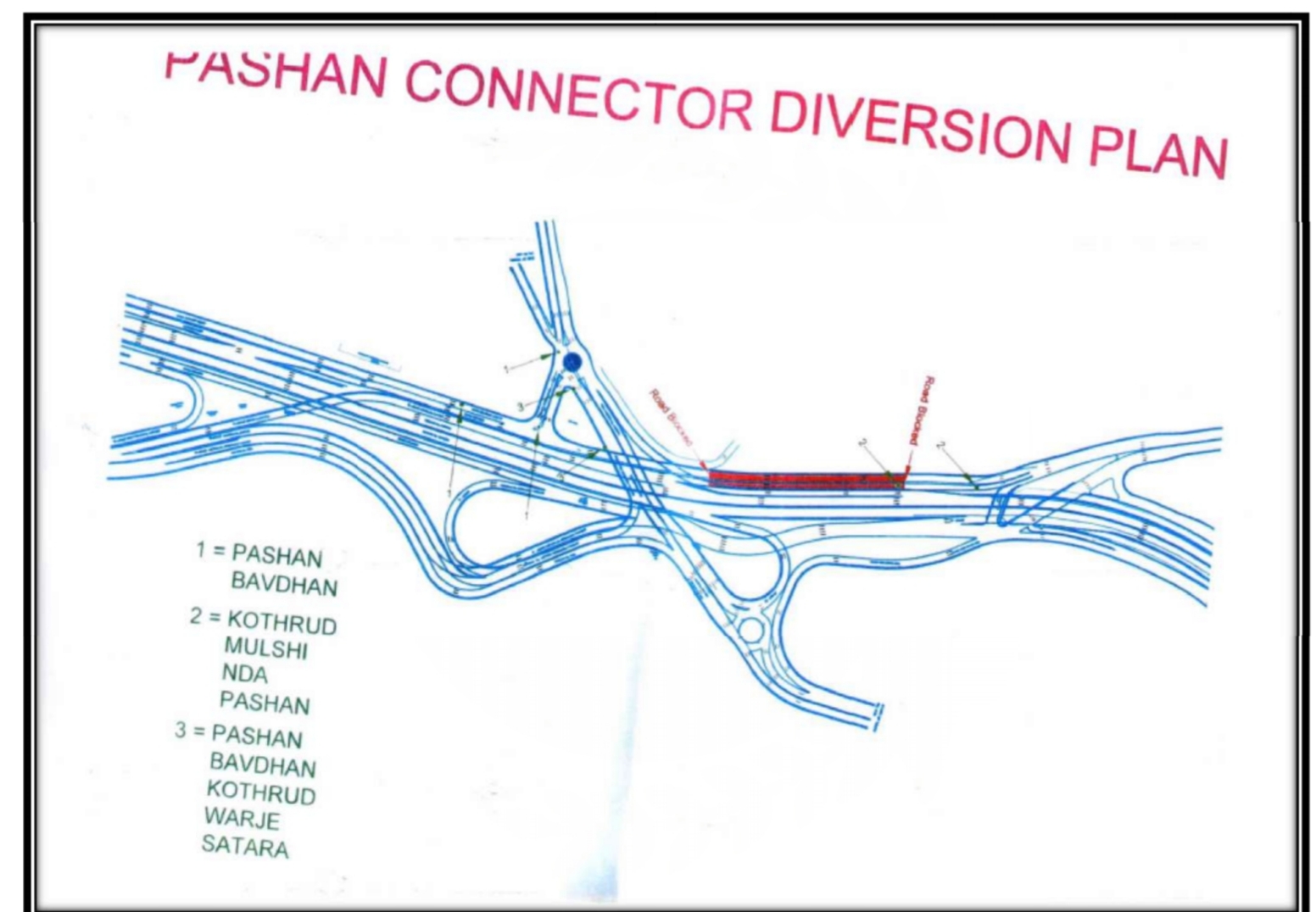 चांदणी चौकातील वाहतुकीत मोठा बदल, वाहतूक पोलिसांकडून उपाययोजना,असा झाला आहे बदल…