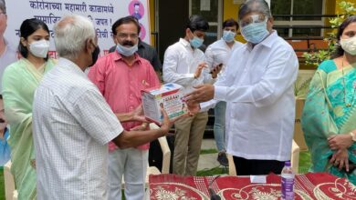 बाणेर – बालेवाडीतील नागरिकांना सुरक्षित राहण्यासाठी स्टीम वेपराझर चे वाटप ; भाजपचे प्रकाश बालवडकर यांचा स्तुत्य उपक्रम