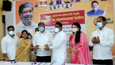 चंद्रकांत पाटील यांच्या वाढदिवसानिमित्त नगरसेविका अल्पना वरपे यांच्याकडून विविध सामाजिक उपक्रमांचे आयोजन