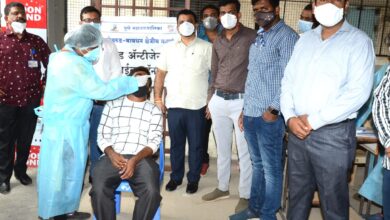 व्यापारी सुरक्षित तर ग्राहक सुरक्षित ; पृथ्वीराज सुतार यांच्या प्रयत्नांतून गुजरात कॉलनी मधील व्यापाऱ्यांची रॅपिड अँन्टीजेन टेस्ट