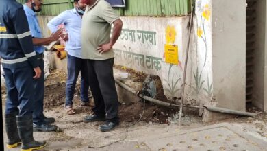 पौड रस्त्यावर गॅस लाईन फुटली ; भीतीचे वातावरण पाहा व्हिडिओ…