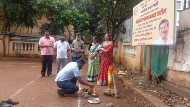 आमदार चंद्रकांत पाटील यांच्या आमदार निधीतून कोथरूड मतदार संघात विविध विकासकामांचा शुभारंभ