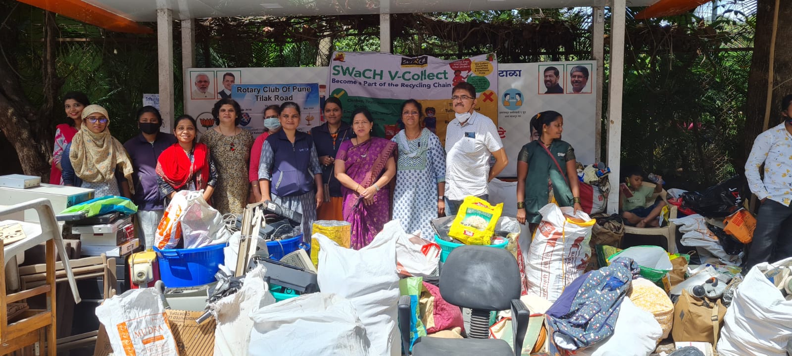 रोटरी क्लबच्या ई कचरा संकलनास प्रचंड प्रतिसाद; संकलनासाठी पालिकेने कायमस्वरूपी यंत्रणा उभारावी – नगरसेविका मंजुश्री खर्डेकर यांचे आवाहन