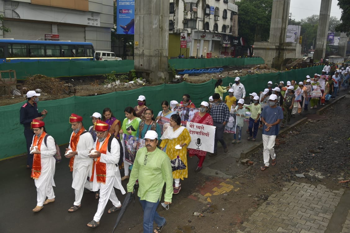 भाजपच्या वतीने कृतज्ञता यात्रा उत्साही वातावरणात संपन्न ; माजी केंद्रीय मंत्री प्रकाश जावडेकर यांचा सहभाग