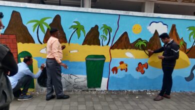 कोथरूड बावधन क्षेत्रीय कार्यालयाच्या वतीने चित्ररुपी माध्यमातून स्वच्छतेचा व पर्यावरण संरक्षणाचा संदेश..         