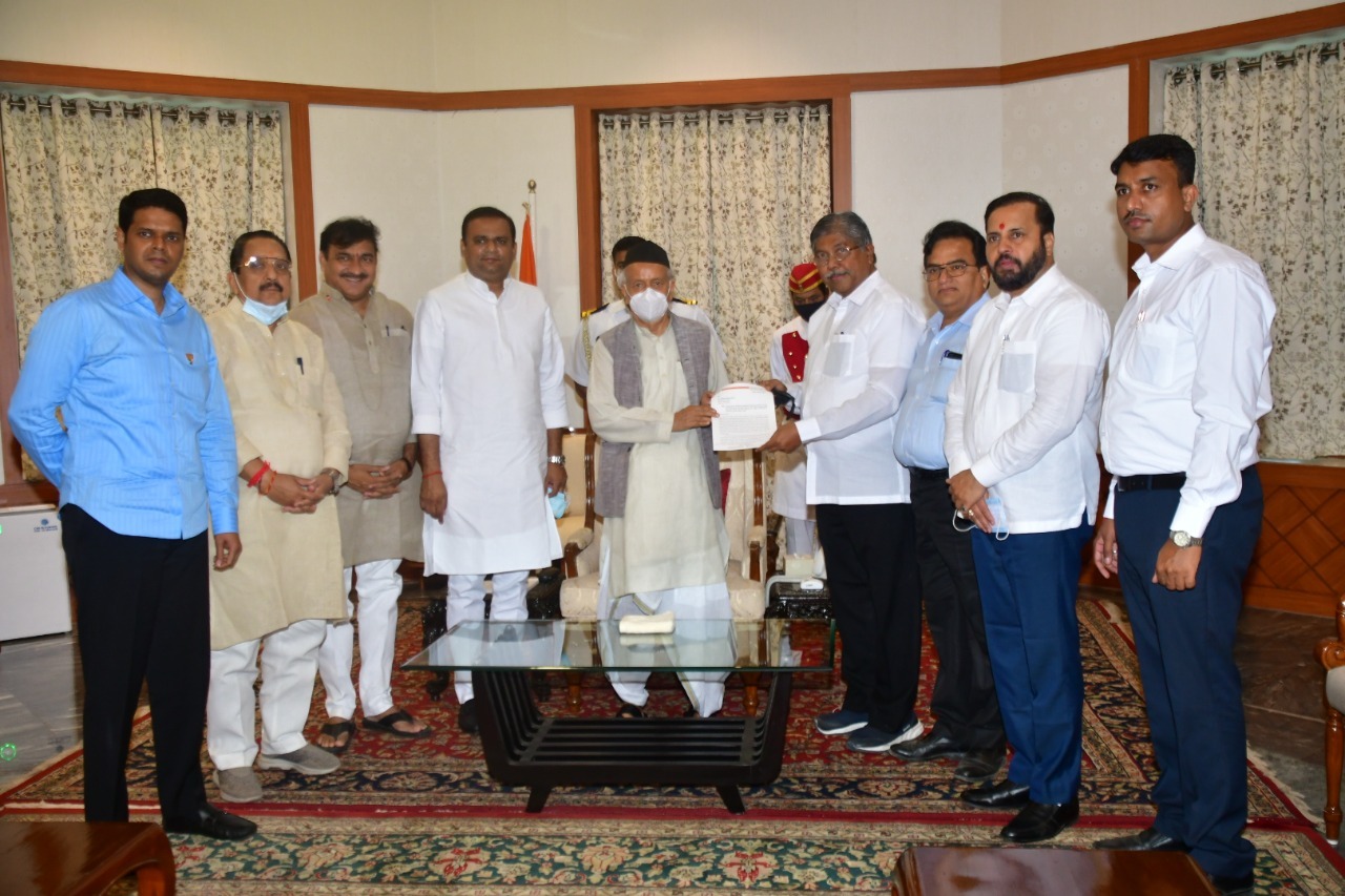 शपथेचा भंग केल्यामुळे मविआचे मंत्रिमंडळ बरखास्त करा-भाजपा प्रदेशाध्यक्ष चंद्रकांत पाटील यांची राज्यपालांकडे मागणी शपथेचा भंग केल्यामुळे मविआचे मंत्रिमंडळ बरखास्त करा-भाजपा प्रदेशाध्यक्ष चंद्रकांत पाटील यांची राज्यपालांकडे मागणी