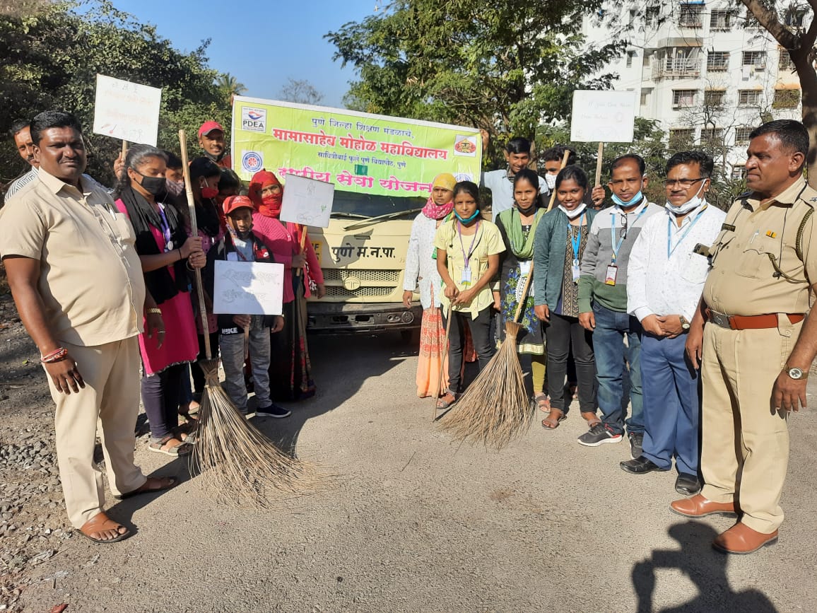 कोथरूड मध्ये ऐतिहासिक वास्तूंची स्वच्छता मोहिम….!           