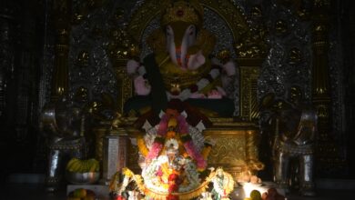 दगडूशेठ गणपती ला ‘सूर्यकिरणांचा महाभिषेक’