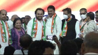 मनसेचे अंजनेय साठे यांचा काँग्रेस पक्षात प्रवेश
