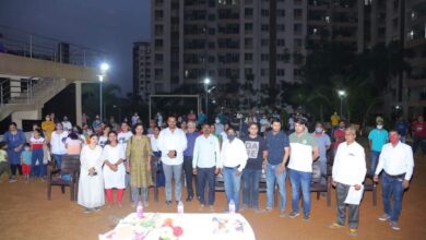 अमोल बालवडकर यांचा संवाद यात्रेच्या माध्यमातून नागरिकांशी संवाद..