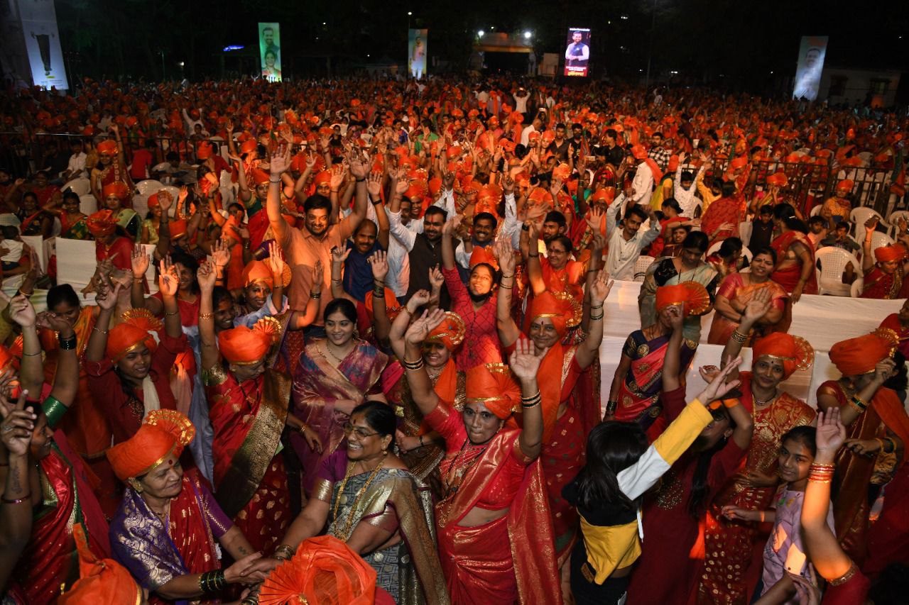भव्यदिव्य गंगा पूजन सोहळयात चंद्रकांत पाटील यांच्या हस्ते शिवशंकराची पूजा : किरण दगडे पाटील यांच्या वतीने आयोजन..