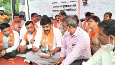भांडारकर रोड, वडारवाडी भागातील पाणी प्रश्नासाठी भाजपचे उपोषण