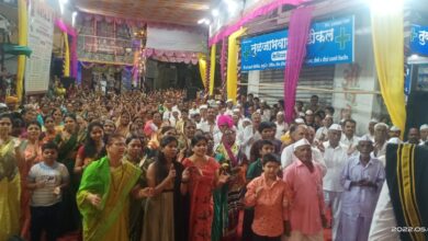 वारजे माळवाडीकर विठूनामाच्या गजरात भक्ती रसात तल्लीन..