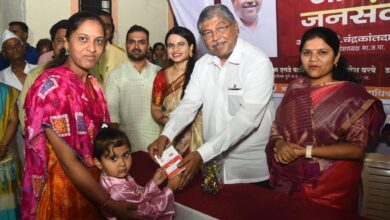 चंद्रकांत पाटील यांच्याकडून कोथरुड मतदार संघातील १ हजार मुलींचे पालकत्व..