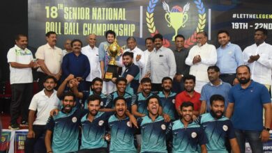 राष्ट्रीय रोलबॉल स्पर्धेत मुलींमध्ये उत्तरप्रदेश तर मुलांमध्ये राजस्थान संघ विजयी..
