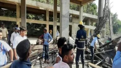 वानवडीत सभागृहाचा स्लॅब कोसळला, 5 जण जखमी