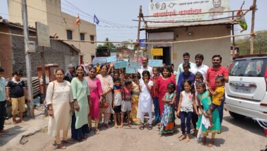 कचरा वेचकांच्या मुलांनी पथनाट्यातून दिला पर्यावरण रक्षणाचा संदेश..