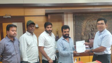 पालखी मार्गाच्या पाहणी बाबत राष्ट्रवादी युवकचे आयुक्तांकडे निवेदन.