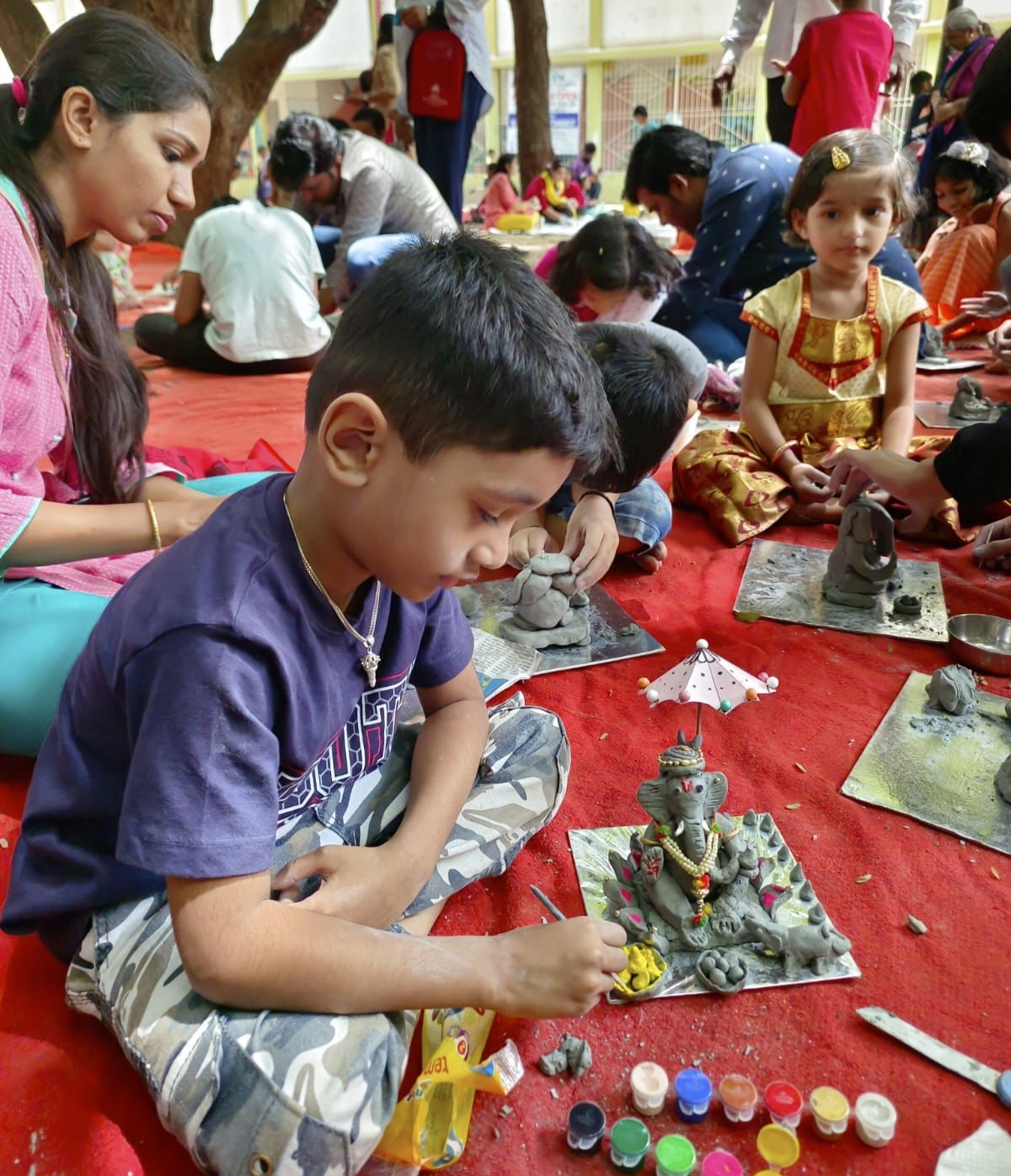 श्रीमानयोगी प्रतिष्ठानकडून गणेशमुर्ती प्रशिक्षण कार्यशाळेचे आयोजन