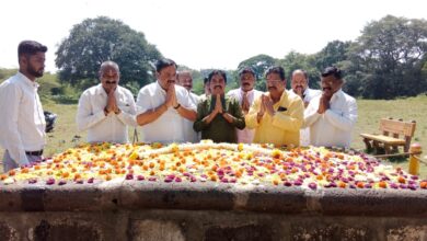आद्यक्रांतिगुरू लहुजी वस्ताद साळवे यांच्या समाधीस्थळाच्या कामाचा शुभारंभ
