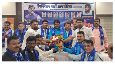 आर पी आय (आठवले) कोथरूड मतदारसंघाच्या अध्यक्षपदी बाळासाहेब खंकाळ यांची निवड