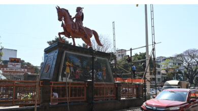 कोथरूड मधील श्री छत्रपती शिवाजी महाराज स्मारकाची शिवजयंती निमित्त रंगरंगोटी व इतर कामे पूर्णत्वाकडे..