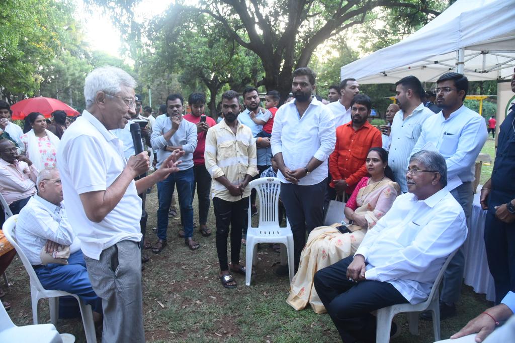 ना आश्वासन, ना तारीख थेट संवादद्वारे ऑन द स्पॉट निर्णय;पालकमंत्री चंद्रकांत पाटील यांचा कोथरुडमधील उपक्रमाचा तिसरा टप्पा