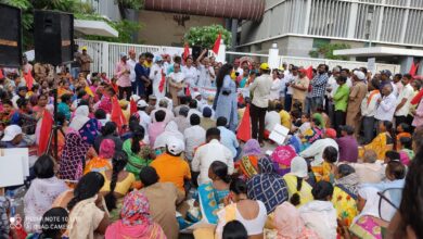 सफाई कामगांराचा “घाण भत्ता वारस हक्क” या प्रमुख मागणीसाठी पुणे जिल्हाधिकारी कार्यालयावर आक्रोश मोर्चा