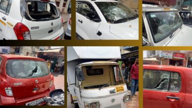 कर्वेनगर मध्ये टोळक्याचा धुडगूस ; वाहनांची तोडफोड, युवकावर हल्ला : पोलिसांनी सहा जणांना घेतले ताब्यात