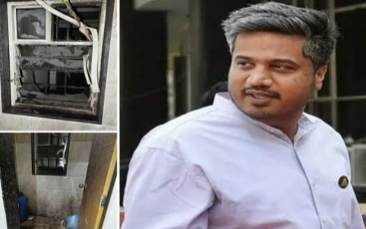 राष्ट्रवादी काँग्रेसचे आमदार रोहित पवार यांचे पुण्यातील कार्यालय जाळण्याचा प्रयत्न