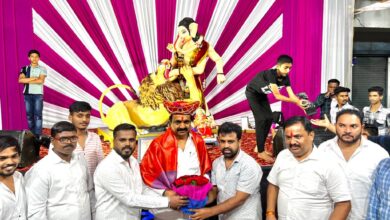 राष्ट्रवादीचे प्रदेश अध्यक्ष जयंत पाटील यांचे कोथरूडमध्ये जल्लोषात स्वागत..