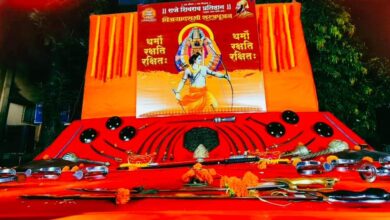 कर्वेनगरमध्ये राजे शिवराय प्रतिष्ठानच्या वतीने शस्त्र पूजन आणि शिववंदना कार्यक्रमाचे आयोजन