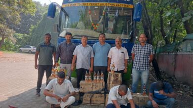 पुण्यात गोवा बनावटी मद्याची वाहतुक करतांना लग्झरी बससह विदेशी मद्यसाठा जप्त.