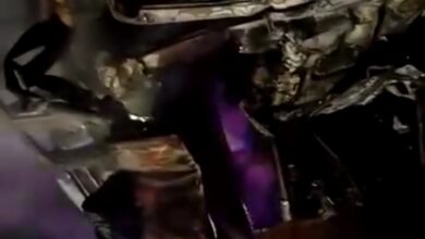 नवले पुलाजवळ धावत्या ट्रकला भीषण आग, चौघांचा मृत्यू