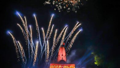 २१ हजार दिव्यांमधून साकारले तेजोमय ‘जय श्रीराम’