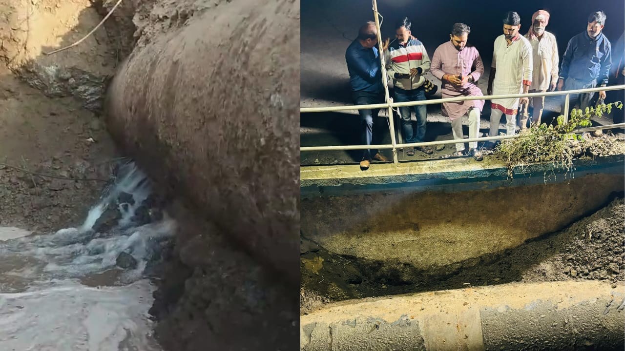 कोथरूड मधील चांदणी चौकातील पाण्याच्या टाकीजवळ रोज लाखो लिटर होणारी पाण्याची गळती सापडली