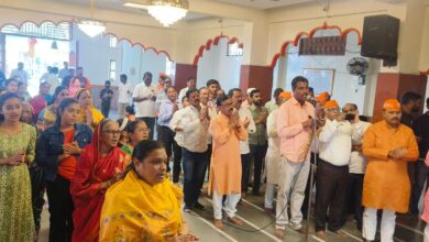 कर्वेनगरमधील साई बाबा मंदिरात महाआरतीचे आयोजन, श्रीराम भक्तांकडून प्रभू श्रीरामाच्या नामाचा गजर