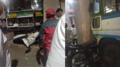 कोथरूडमध्ये पौड रस्त्यावर बसचा ब्रेक फेल झाल्याने मोठा अपघात ; दोन दुचाकींना उडवले.. चालकाच्या प्रसंगावधानामुळे मोठा अनर्थ टळला