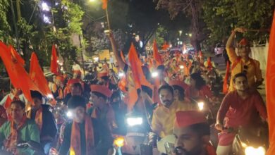 राम भक्तांकडून प्रभात रस्ता,भांडारकर रस्ता, फर्ग्युसन कॉलेज रस्ता या भागात शोभायात्रा; गणेशोत्सव मंडळ आणि व्यापारी संघटनांकडून स्वागत